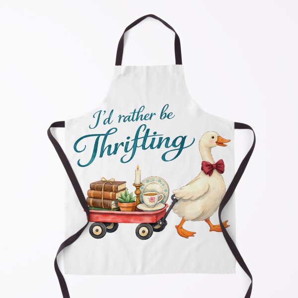 Item preview, I’d Rather Be Thrifting – Cute Goose Vintage Aesthetic Design designed and sold by Luvahawb.