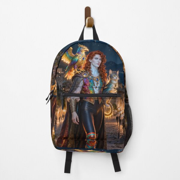 Item preview, Magical Maximalism: The Red-Haired Hero and His Retinue (the second version of the artwork) designed and sold by KunstGeist.