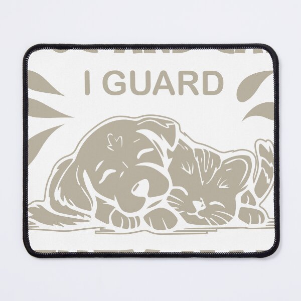 Item preview, Funny Dog and Cat Guard Quote T-Shirt – “Dog and Cat? I Guard. They Nap.” Humor Pet Lover Gift designed and sold by Sanjoy2020.