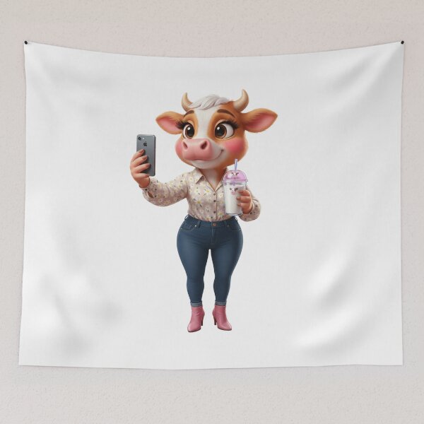Item preview, COW SELFIE designed and sold by Snurly.