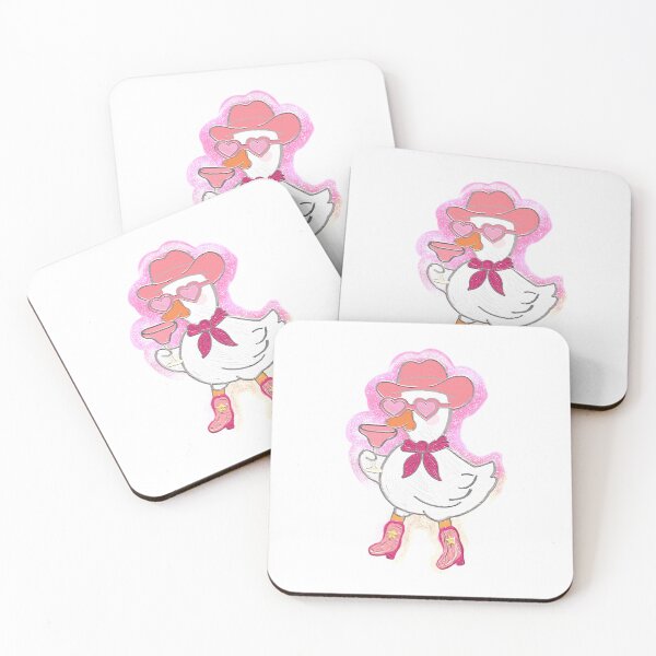 Item preview, Sparkly Pink Cowgirl Goose | Disco Cowboy designed and sold by kelseydesign.