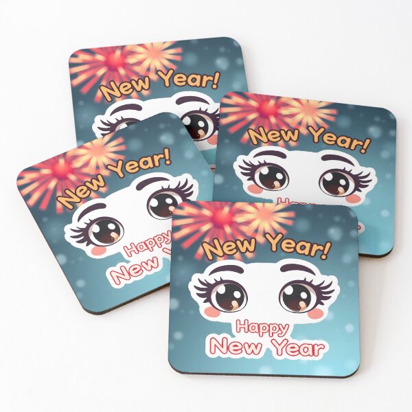 Item preview, Vibrant Cat New Year Festive Sticker   designed and sold by Teewave-Ashish.