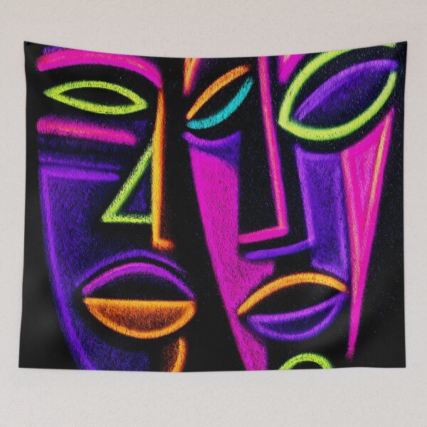 Item preview, Neon face 1 designed and sold by MacoQ.