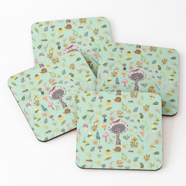 Item preview, Mushrooms and Bugs Puzzle designed and sold by phatlizzardart.