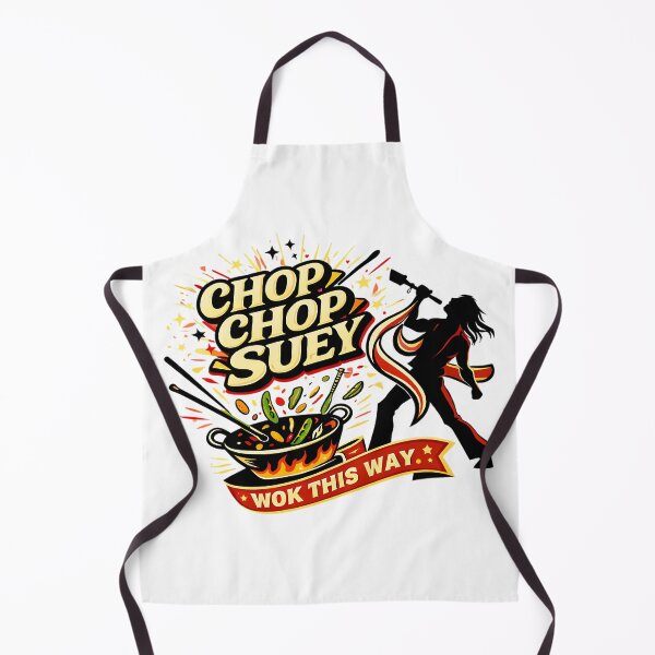 Item preview, Chop Chop Suey Wok Graphic Dynamic Retro Illustration Spicy Street Food Energy designed and sold by Thread-Riot.