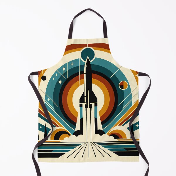 Item preview, Retro Geometric Rocket Launch designed and sold by InkSmithery.