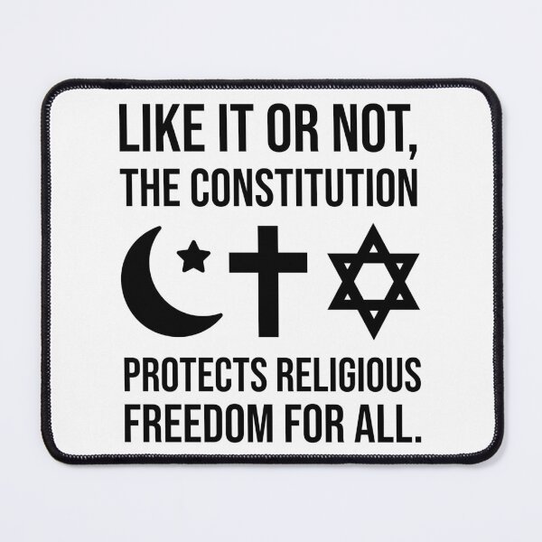 Item preview, The constitution protects religious freedom for all. designed and sold by Rachel the Artist .