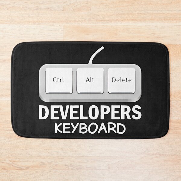 Item preview, Developers Keyboard Ctrl Alt Delete Funny Tech Humor designed and sold by Zenith Design.