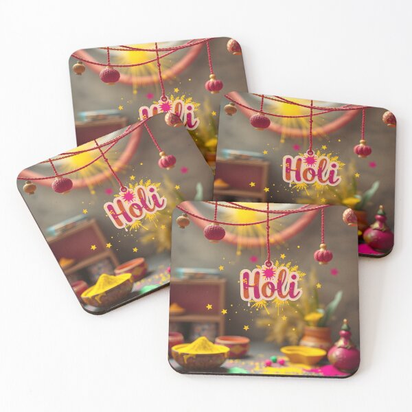 Item preview, Color Splash Holi Festival Sticker  designed and sold by Teewave-Ashish.