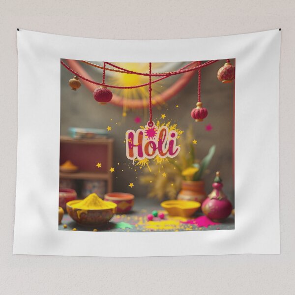 Item preview, Color Splash Holi Festival Sticker  designed and sold by Teewave-Ashish.