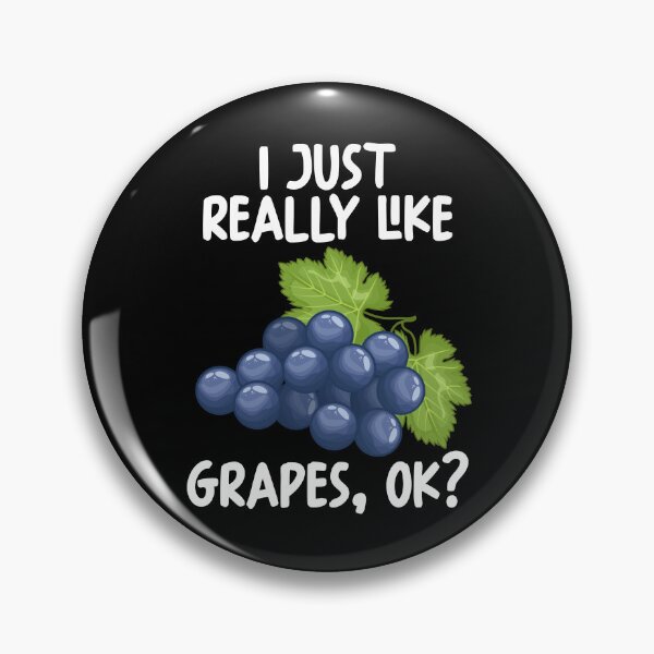 Item preview, I Just Really Like Grapes Ok? designed and sold by GabbyKash.