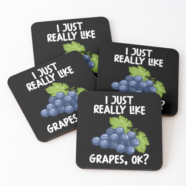 Item preview, I Just Really Like Grapes Ok? designed and sold by GabbyKash.
