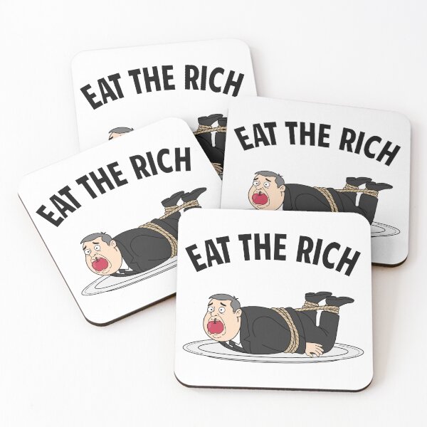 Item preview, Eat The Rich Roast Suit Man Satire Dark Humour Graphic designed and sold by DforDraig.