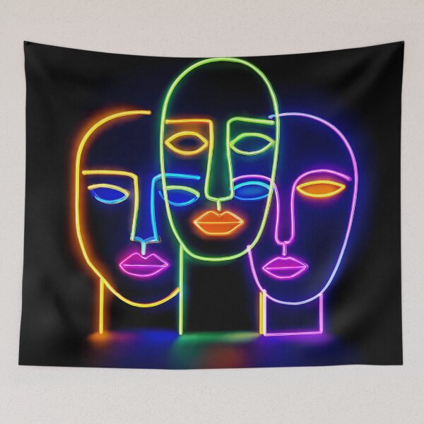 Item preview, Neon face 4 designed and sold by MacoQ.