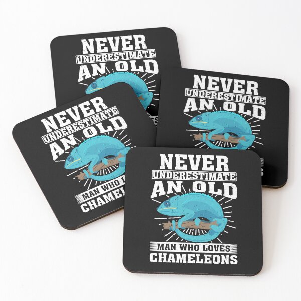 Item preview, Never Underestimate An Old Man Who Loves Chameleons  designed and sold by CosmoKitsch.