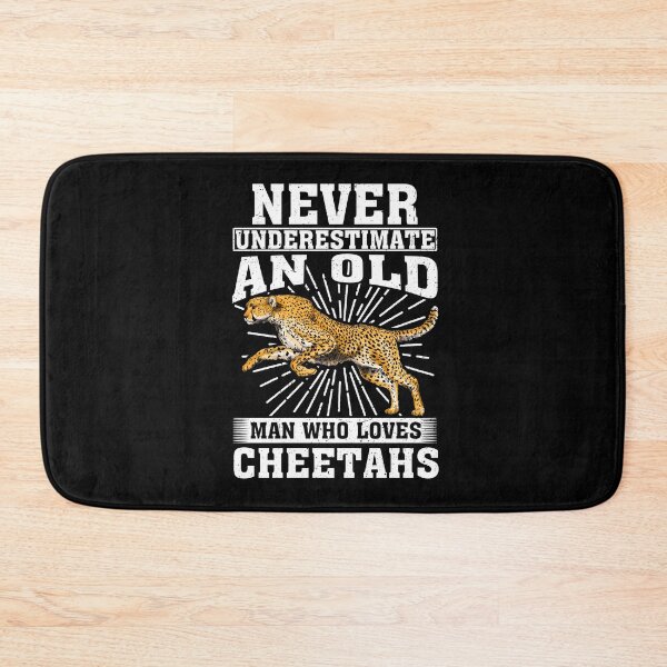 Item preview, Never Underestimate An Old Man Who Loves Cheetahs  designed and sold by CosmoKitsch.