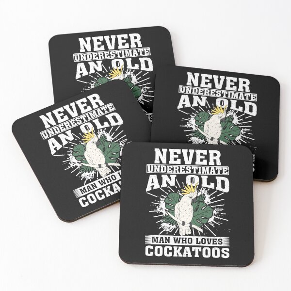 Item preview, Never Underestimate An Old Man Who Loves Cockatoos  designed and sold by CosmoKitsch.