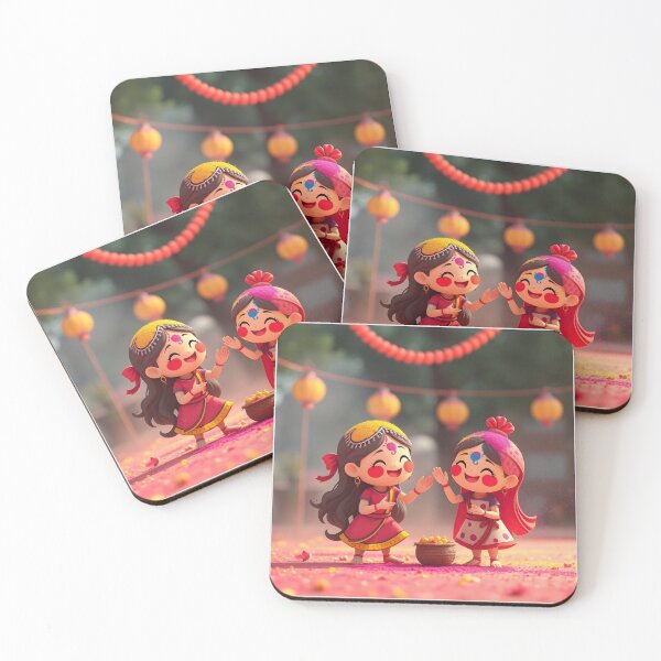 Item preview, Joyful Holi Colors Celebration Sticker   designed and sold by Teewave-Ashish.