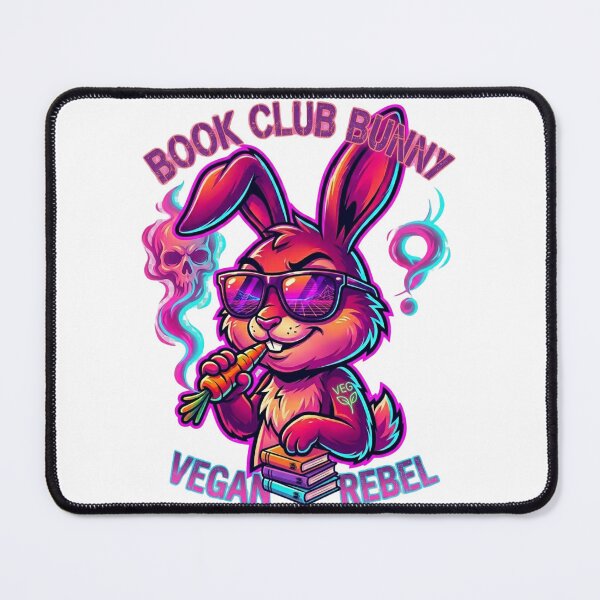 Artikelvorschau, Retro-Synthwave-Vegan-Rebellin – Edgy Buchclub-Ästhetik entworfen und verkauft von YK SHOP.