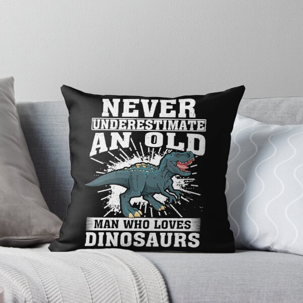 Item preview, Never Underestimate An Old Man Who Loves Dinosaurs  designed and sold by CosmoKitsch.