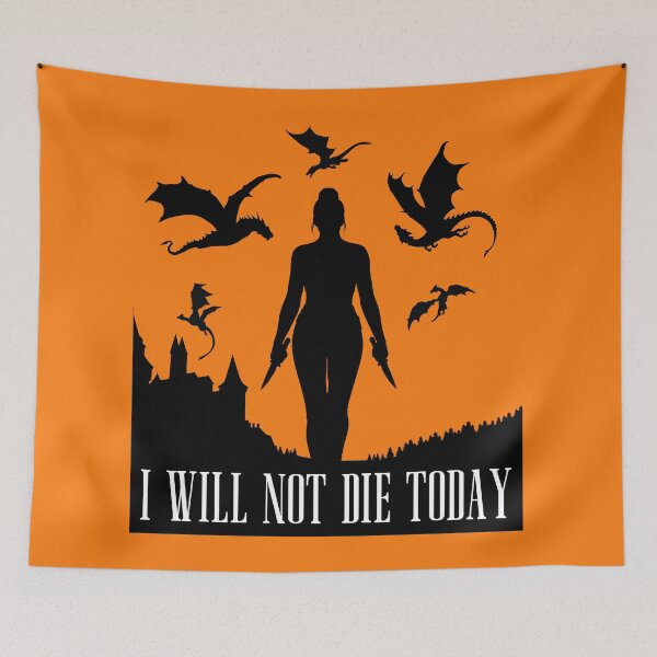 Item preview, I Will Not Die Today designed and sold by LeesaMay.