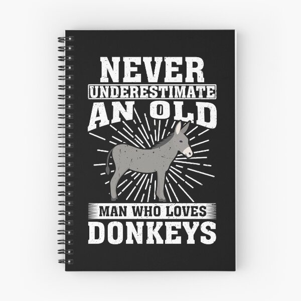 Item preview, Never Underestimate An Old Man Who Loves Donkeys  designed and sold by CosmoKitsch.