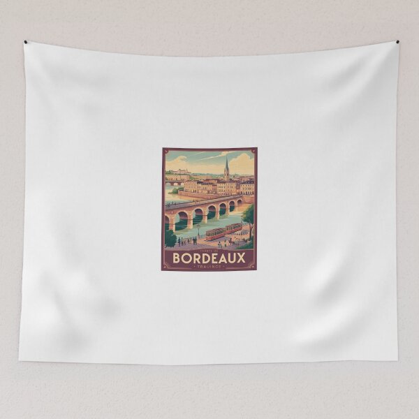 Item preview, Bordeaux  France Travel Sticker designed and sold by TulipaGraphics.