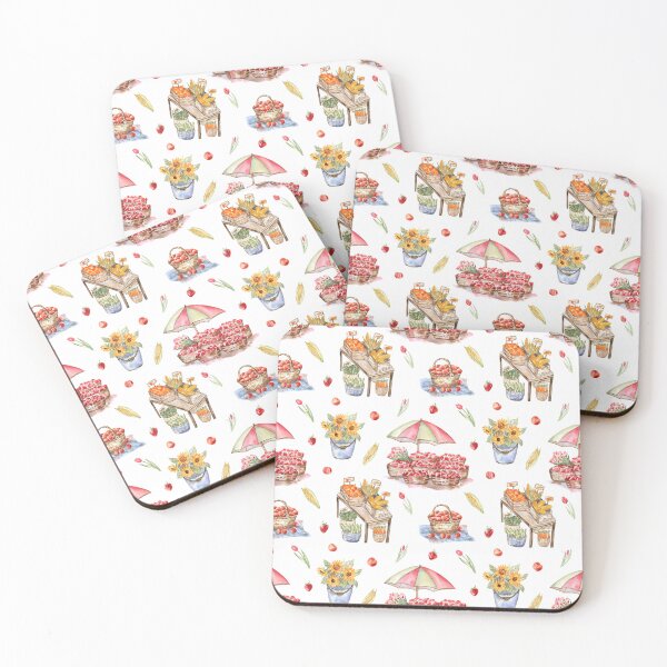 Item preview, Farmers Market Summer Pattern designed and sold by Flowersforbear.