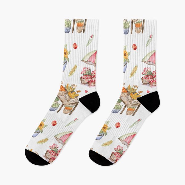 Item preview, Farmers Market Summer Pattern designed and sold by Flowersforbear.