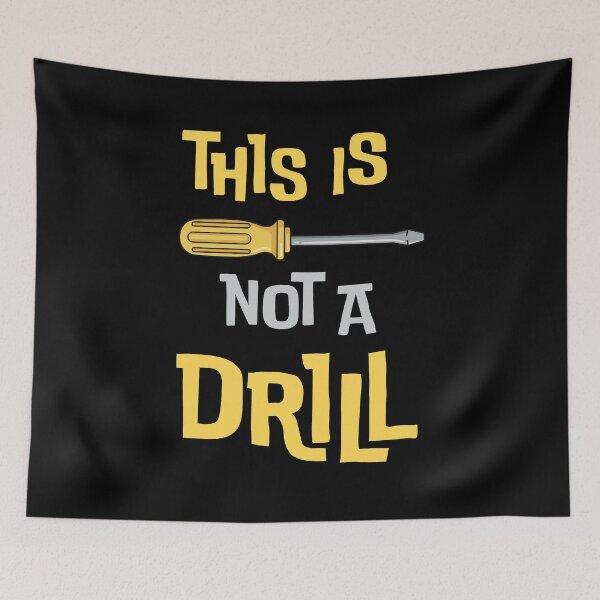 Item preview, Screwdriver Pun: This Is Not a Drill Funny Handyman Gift designed and sold by Anton Ashraf.