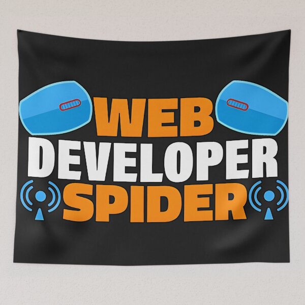 Item preview, Web Developer Spider Funny Coding Pun Design designed and sold by Zenith Design.