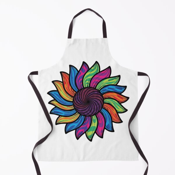 Item preview, Psychedelic Swirl Sunflower Icon designed and sold by pumsquare.