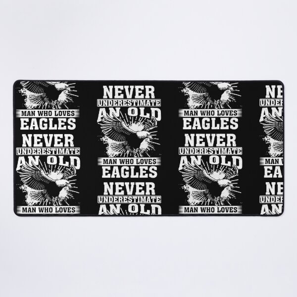 Item preview, Never Underestimate An Old Man Who Loves Eagles designed and sold by CosmoKitsch.