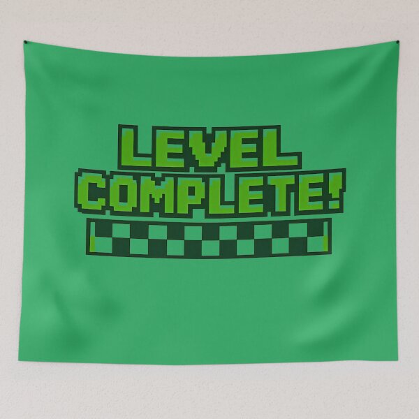 Item preview, Level Complete Retro Gaming Victory Pixel Gift designed and sold by fadilow.