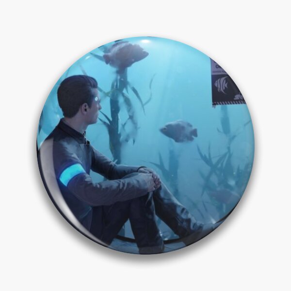 Item preview, dbh connor detroit become human connor pin designed and sold by glowlantern.