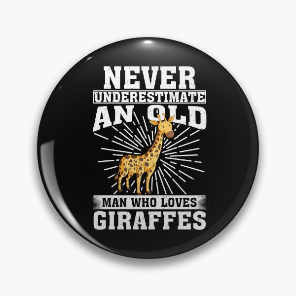 Item preview, Never Underestimate An Old Man Who Loves Giraffes  designed and sold by CosmoKitsch.