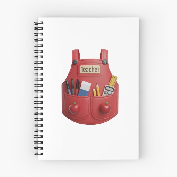 Item preview, Cute Teacher Apron with School Supplies & Apples | Teacher Appreciation Gift Design designed and sold by Sqwirlgrl.