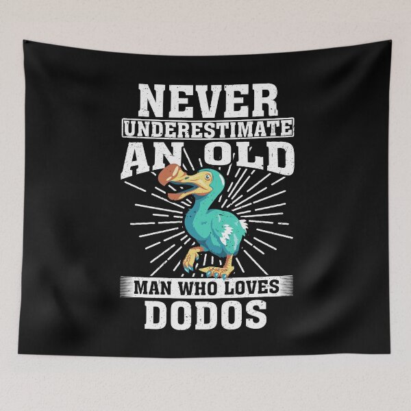 Item preview, Never Underestimate An Old Man Who Loves Dodos  designed and sold by CosmoKitsch.