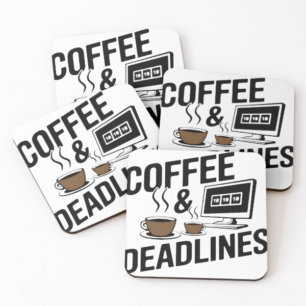 Item preview, Coffee And Deadlines Programmer Life Tech Office Humor designed and sold by Zenith Design.