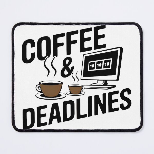 Item preview, Coffee And Deadlines Programmer Life Tech Office Humor designed and sold by Zenith Design.