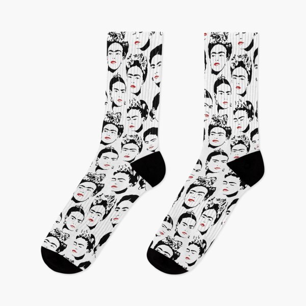 Item preview, Frida Kahlo Ink Portraits with Red Lips designed and sold by Unhinged Heather.