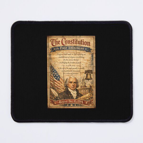 Item preview, Retro First Amendment Poster Folded designed and sold by ArtofDissent.
