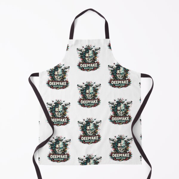 Item preview, Deepfake Nation AI Surveillance Cyberpunk  designed and sold by The Junto Shop.