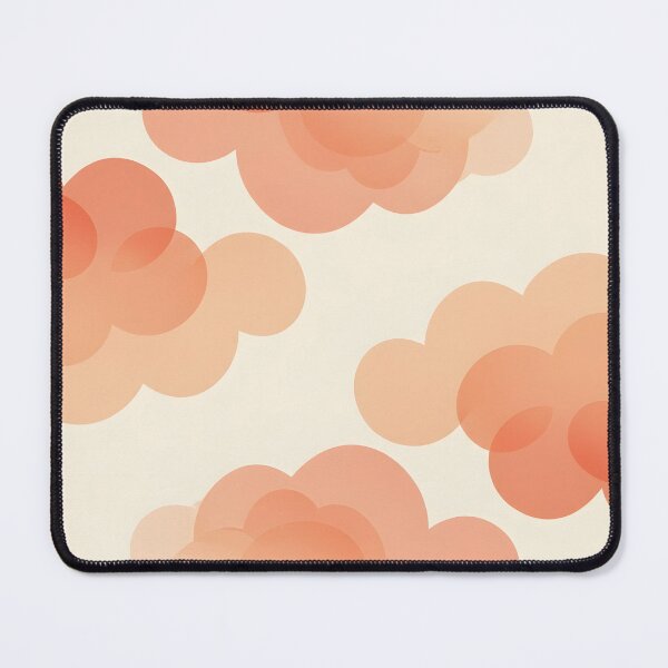Item preview, Peach Cloud Shapes in Gentle Drift designed and sold by VibeShift Studio.