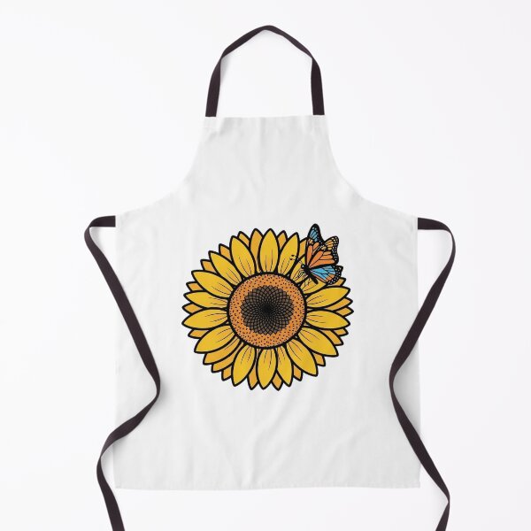 Item preview, Sunflower & Butterfly Icon designed and sold by pumsquare.