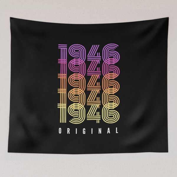 Item preview, Born in 1946 - 1946 Birthday Gift - 1946 Original designed and sold by DesignByLeo.