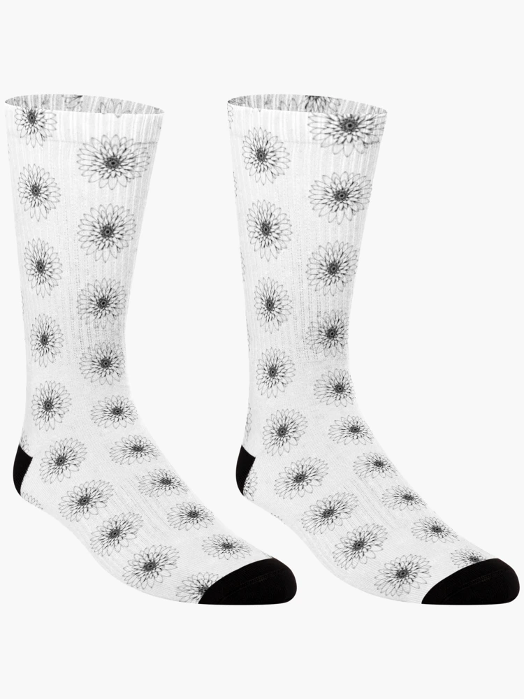 Thumbnail 3 of 5, Socks, Gerber Daisy designed and sold by GraphicsClub.