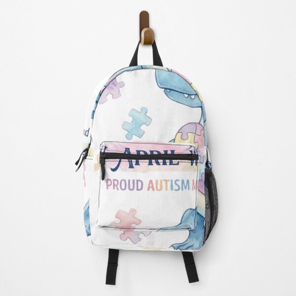 Item preview, In April We Wear Blue – Autism Awareness Dinosaur Heart designed and sold by YK SHOP.