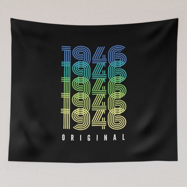 Item preview, Born in 1946 - 1946 Birthday Gift - 1946 Original designed and sold by DesignByLeo.