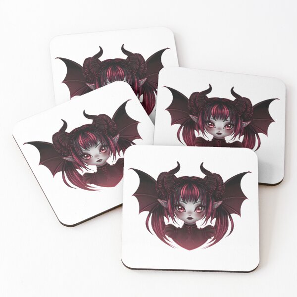 Item preview, Kawaii Demon Girl designed and sold by Retro Whimsy.